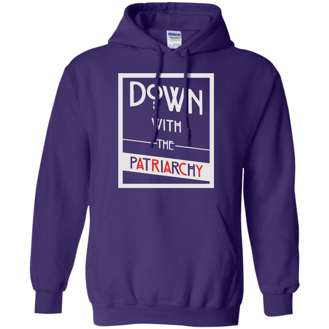 Down With The Patriarchy Shirt Purple