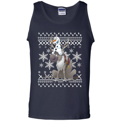Film T-shirt Frozen Olaf Sven Riding Antler Navy