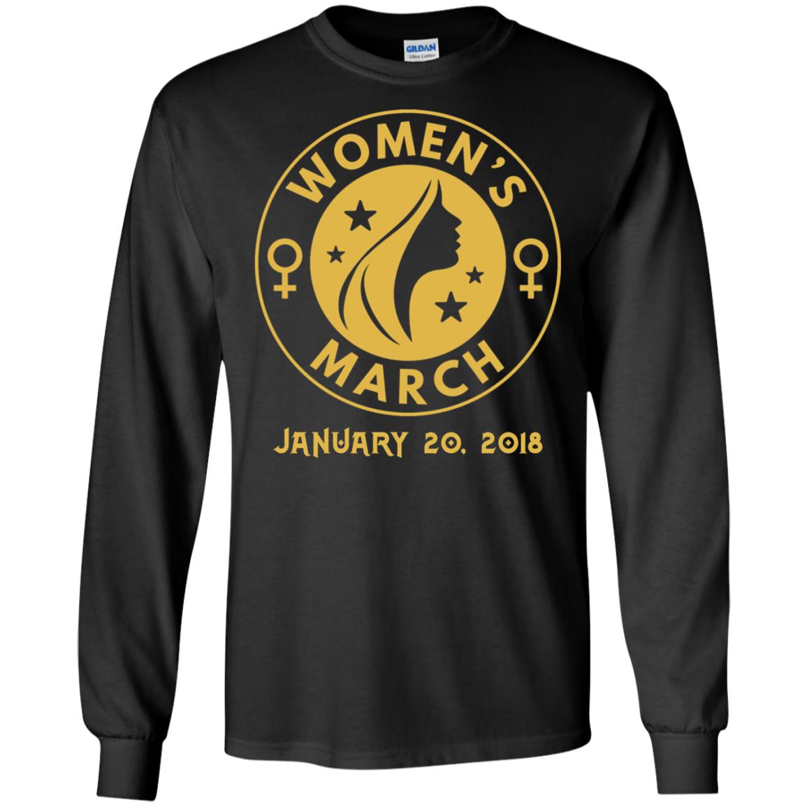 Women_s Right T-shirt Women_s March January 20th 2018 Protest Black