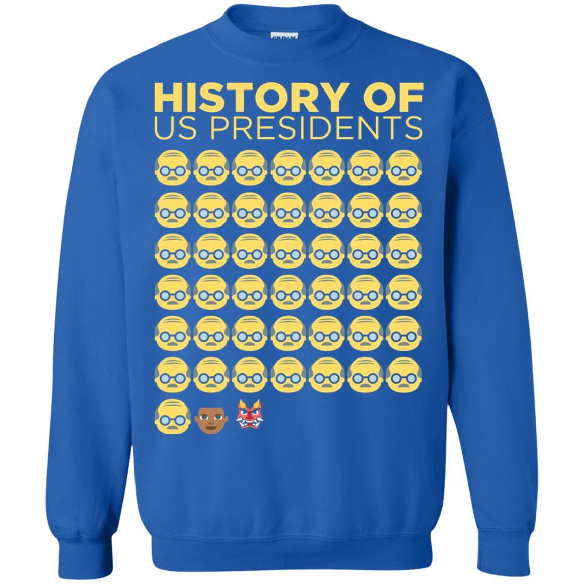 Anti Trump T-shirt History Of Us Presidents Royal