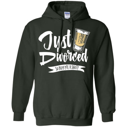 Party Break-up Single T-shirt Just Divorced Buy Me A Shot Forest Green
