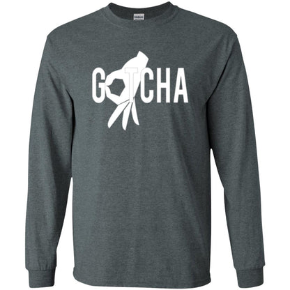 Gotcha Finger Circle Game T-shirt Dark Heather