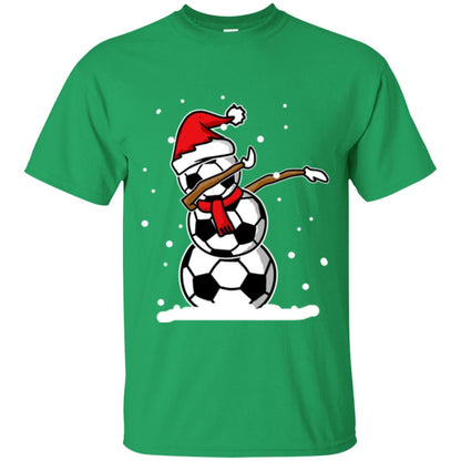 Christmas T-shirt Dabbing Snowman Ball Irish Green