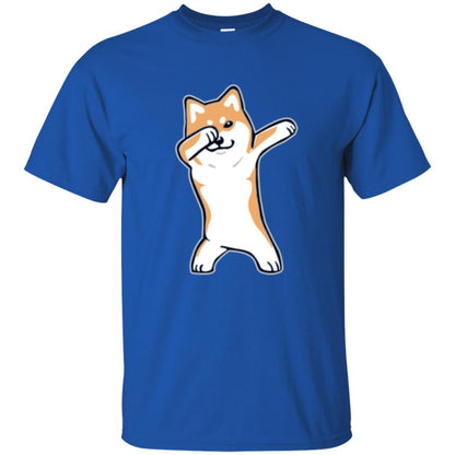 Dog Lover T-shirt Dabbing Shiba Inu Doge Royal