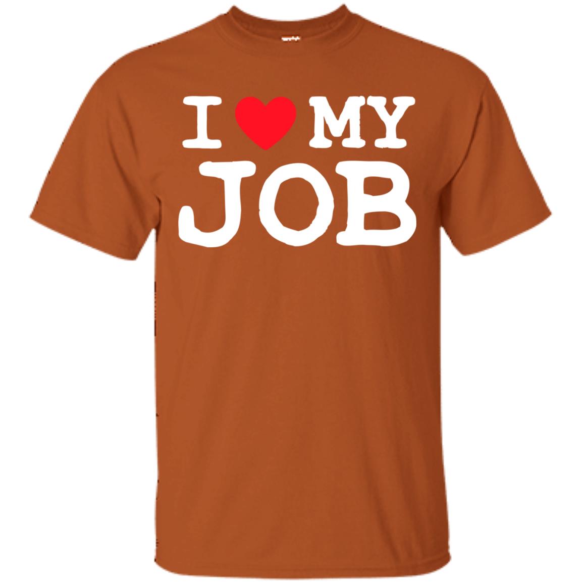 I Heart My Job Shirt Texas Orange