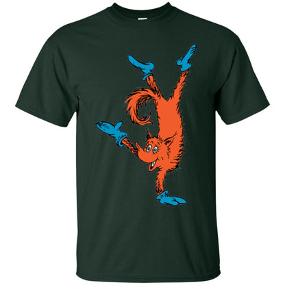 Dr. Seuss Fox In Socks Handstand Book Lover T-shirt Forest