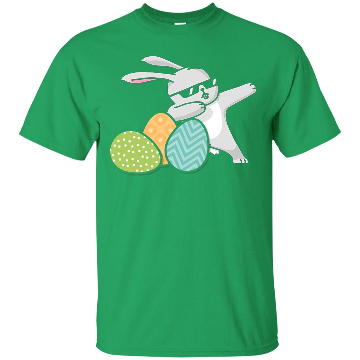 Easter Bunny Dabbing Gift Shirt For Dabbing Lover Irish Green