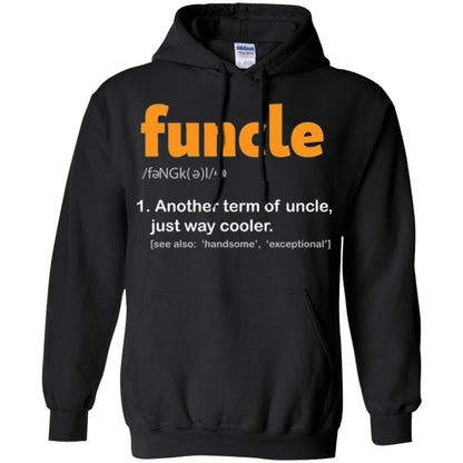Funcle Definition T-shirt Funny Uncle Jokes Black