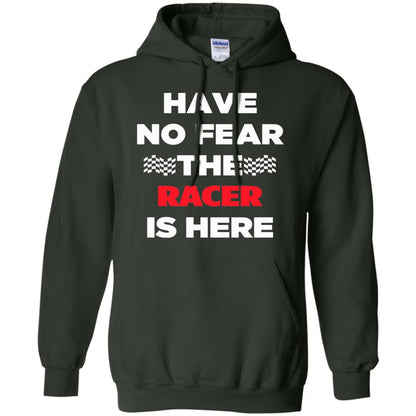 Racing Lover T-shirt Have No Fear The Racer Is Here Forest Green