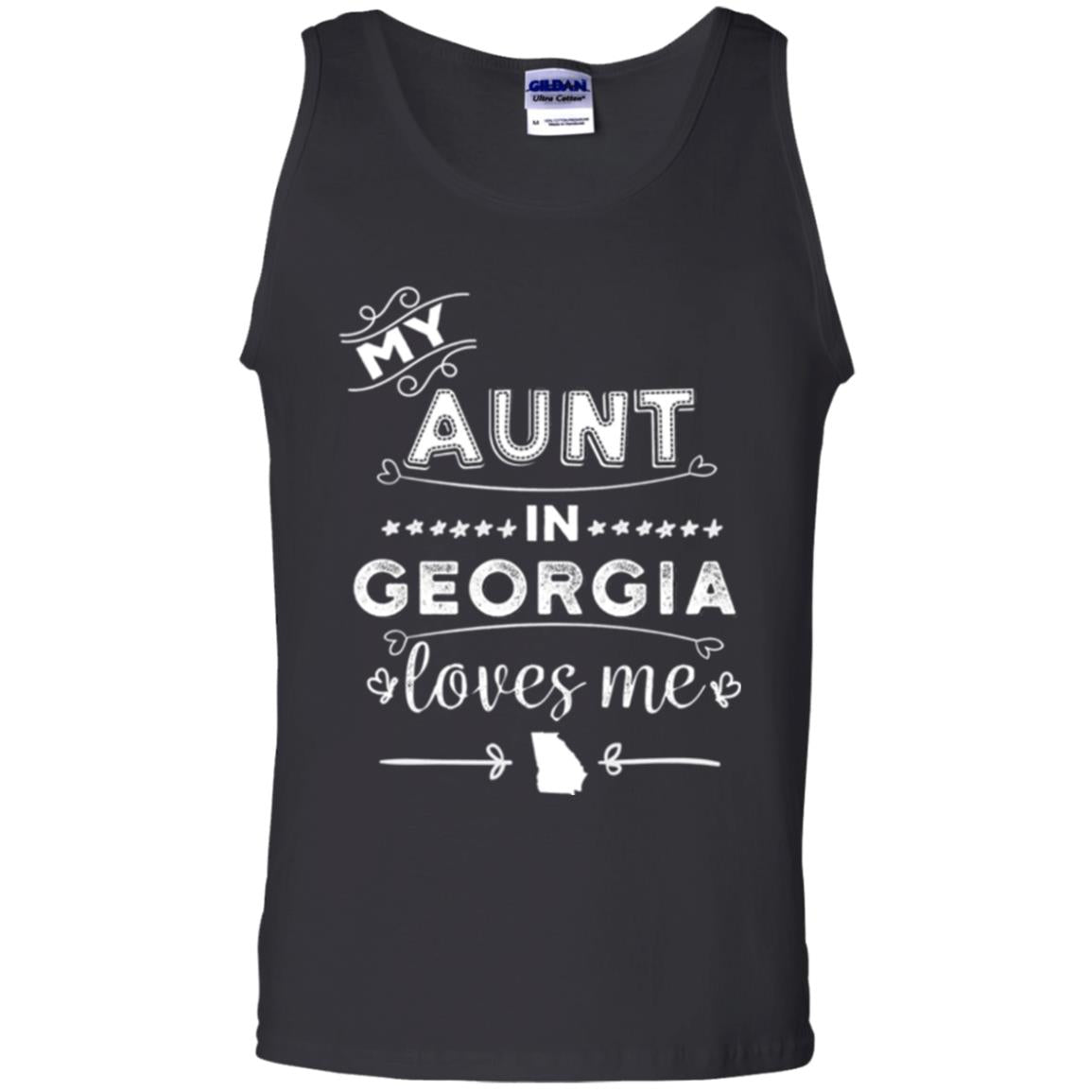 Niece T-shirt My Aunt In Georgia Loves Me Black