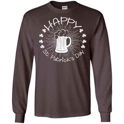 Drinking Team Happy St.patrick’s Day T-shirt Dark Chocolate