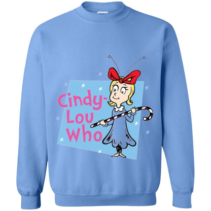 Dr. Seuss Cindy-lou Who Book Lover T-shirt Carolina Blue