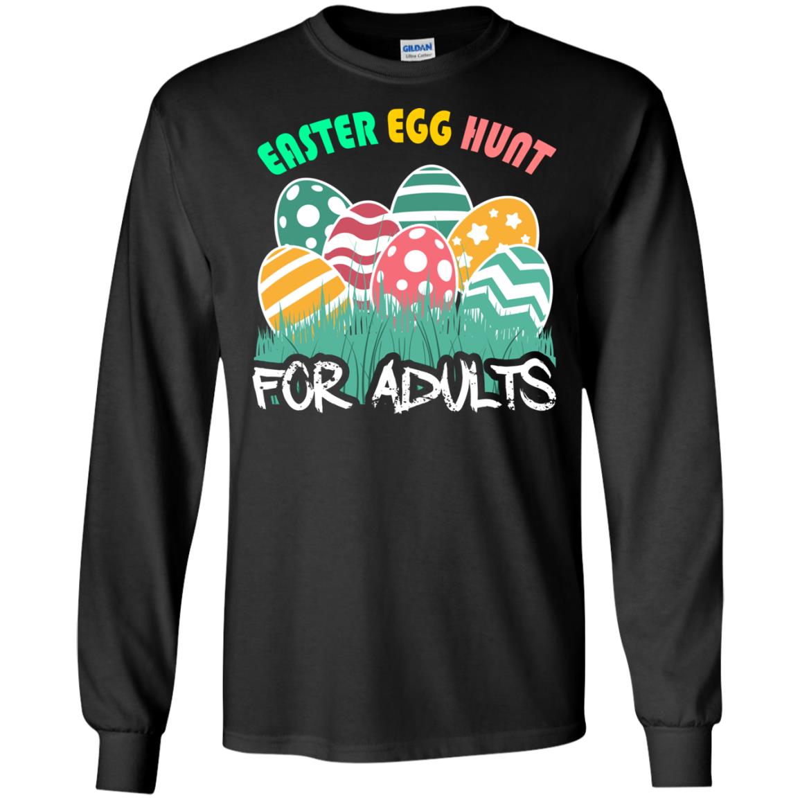Easter Egg Hunt For Adults Easter Day T-shirt Black