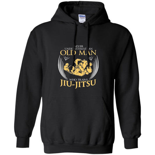 Old Man Who Trains Jiu Jitsu Jiu Jitsu T-shirt Black