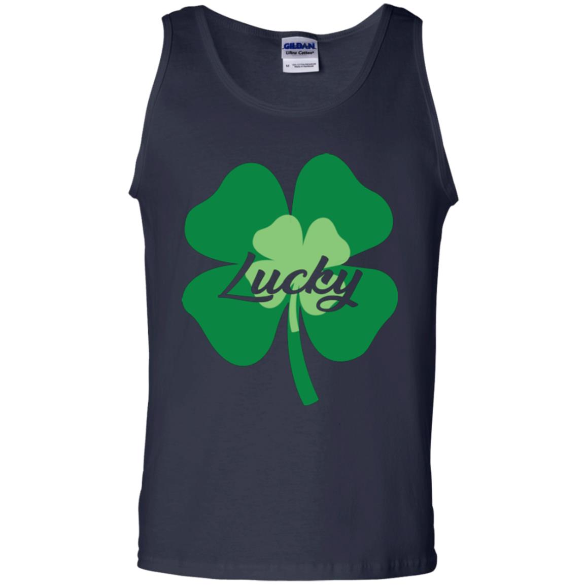 Saint Patrick's Day T-shirt Lucky Leprechaun Navy