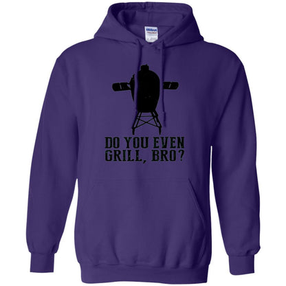 Bbq Grilling T-shirt Do You Even Grill Bro Purple