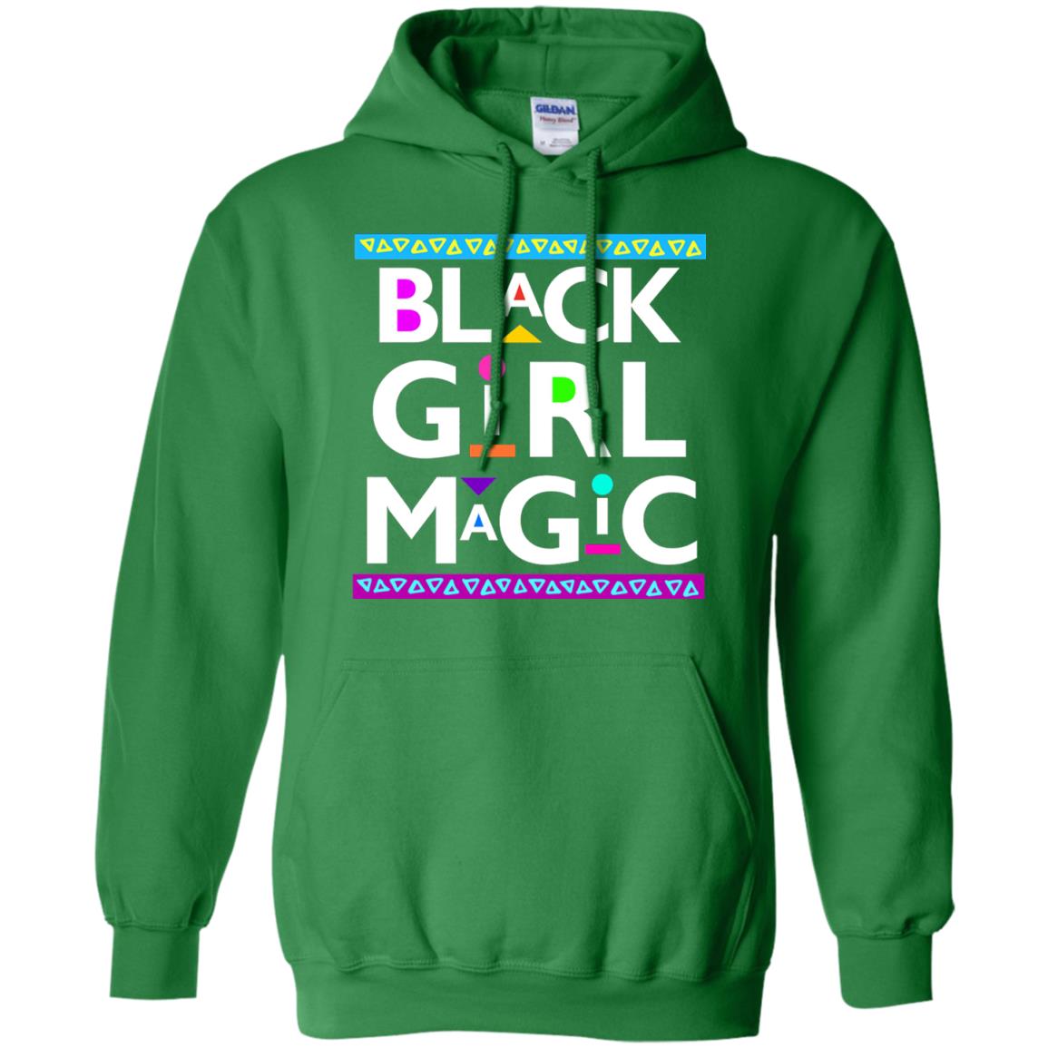 Black Girl Magic T-shirt Women_s Black History Irish Green