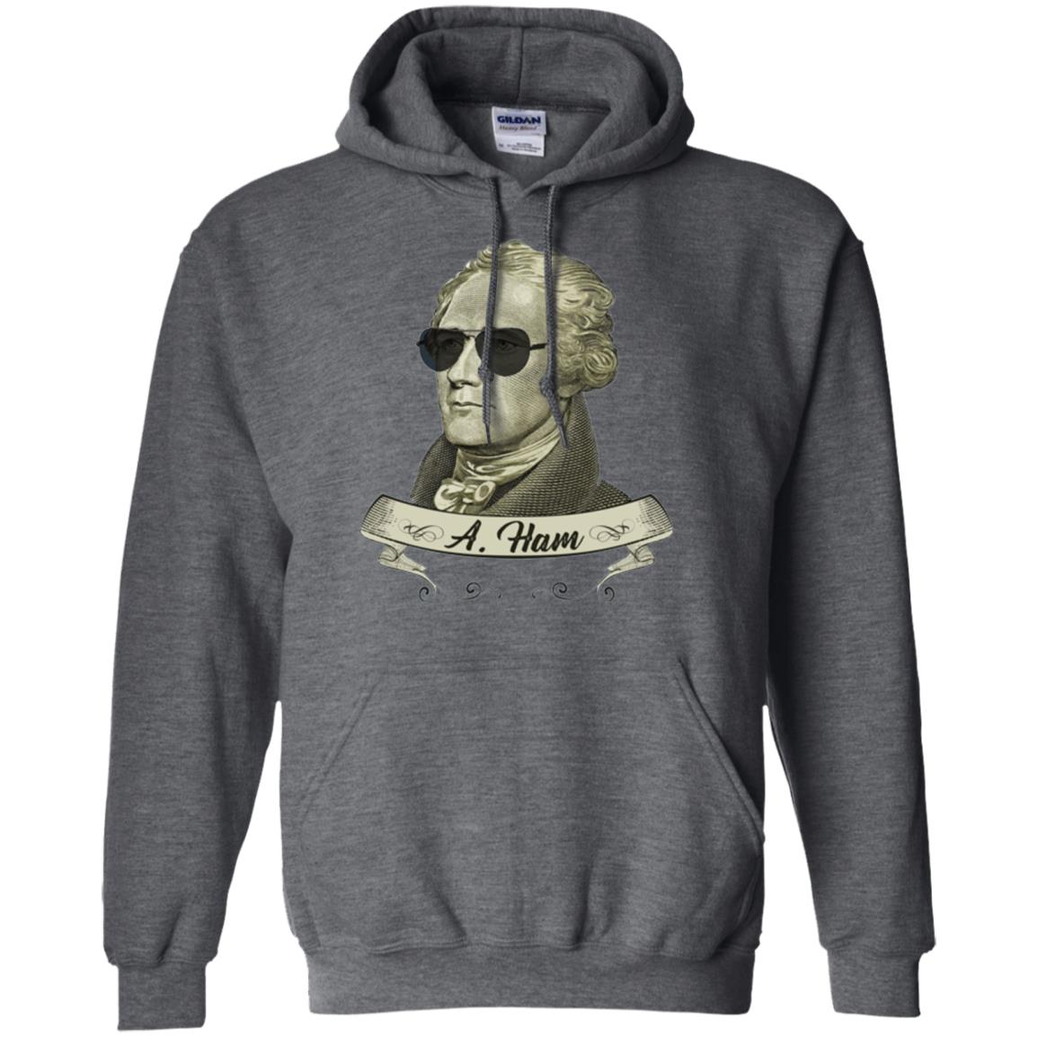 Funny Hamilton T-shirt Dark Heather