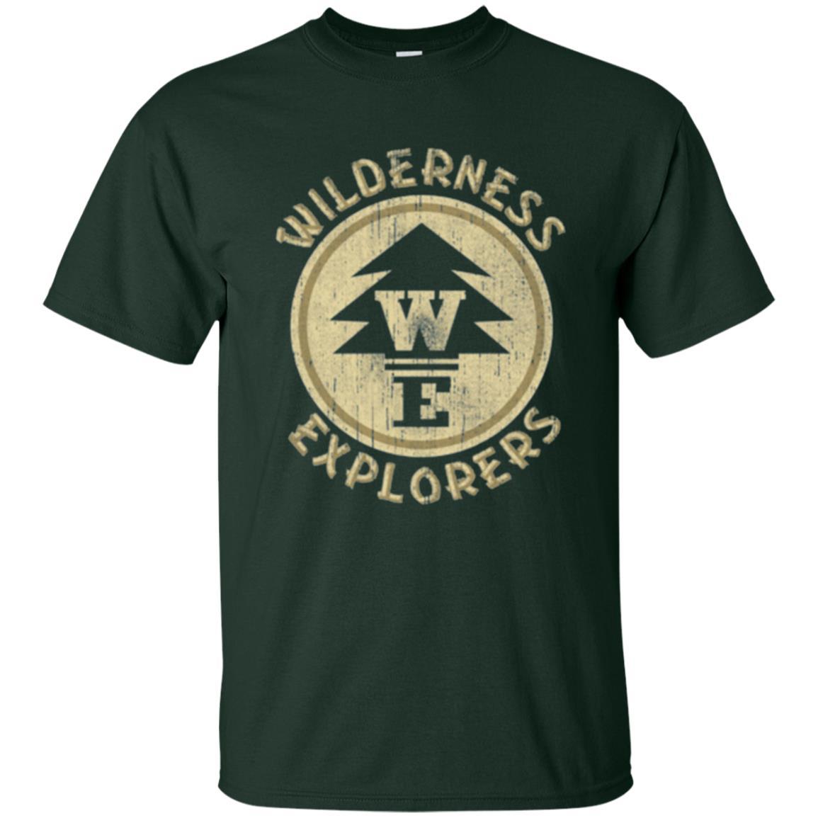 Wilderness Explorer Badge Graphic T-shirt Forest Green