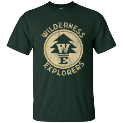 Wilderness Explorer Badge Graphic T-shirt Forest Green