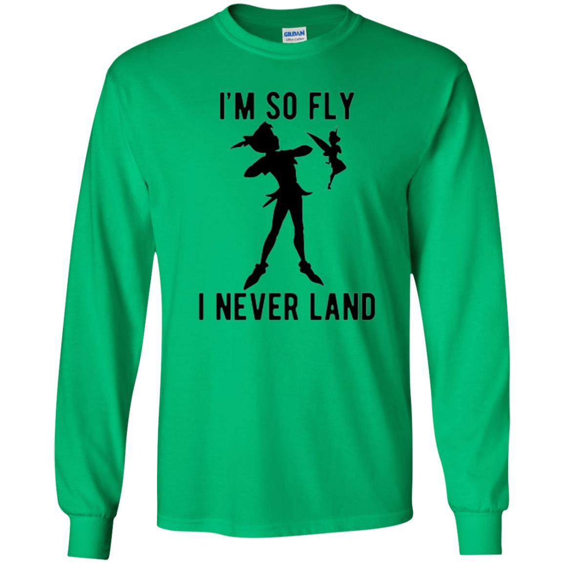 Film T-shirt Tinker Bell I'm So Fly I Never Land Irish Green
