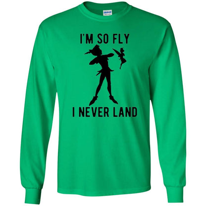 Film T-shirt Tinker Bell I'm So Fly I Never Land Irish Green