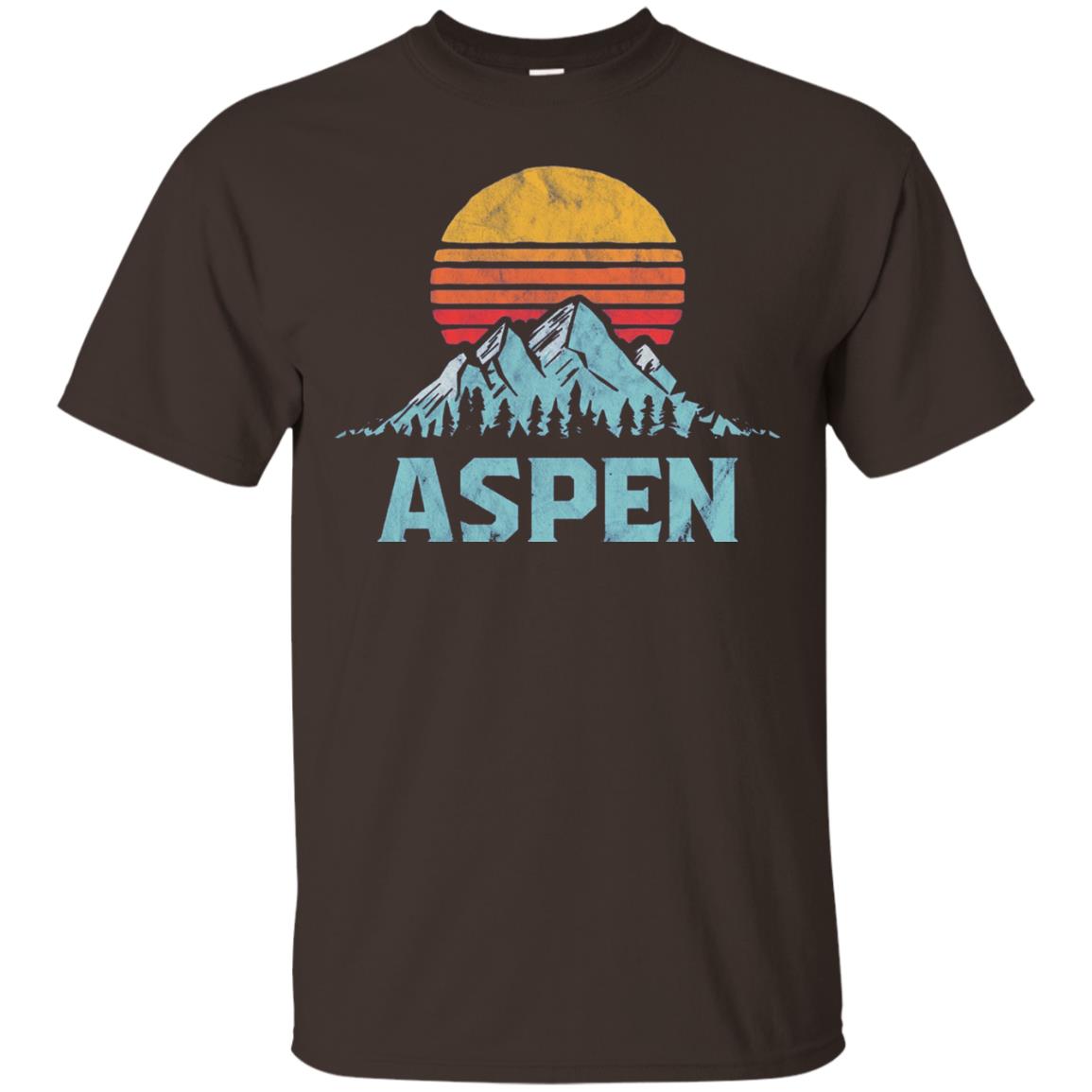 Aspen Mountain T-shirt Dark Chocolate