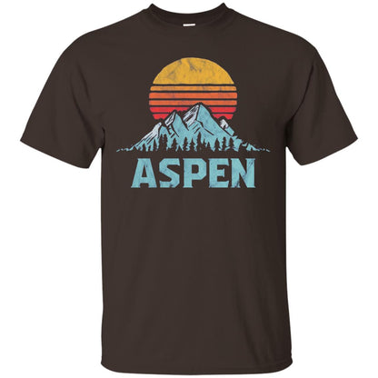 Aspen Mountain T-shirt Dark Chocolate