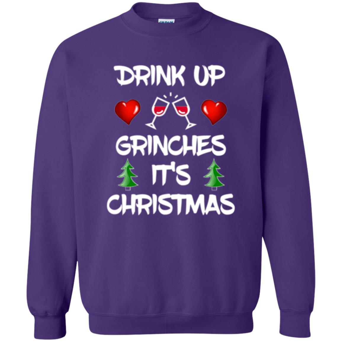 Christmas T-shirt Drink Up Grinches It_s Christmas Purple