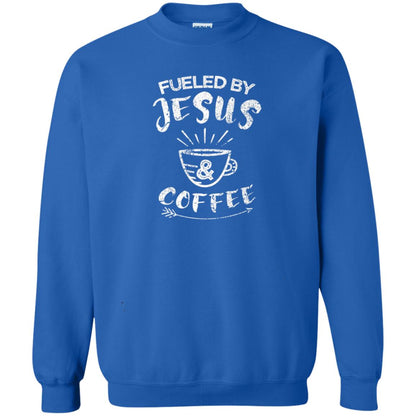Fueled By Jesus And Coffee Coffee Lover T-shirt Royal