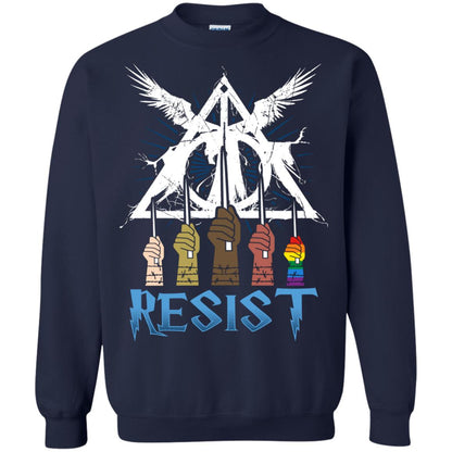 Resist Harry Potter Fan T-shirt Navy