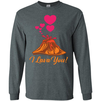 Valentines Day T-shirt I Lava You Dark Heather