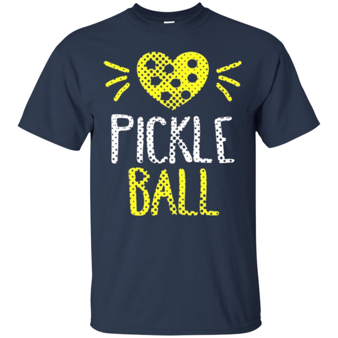 Pickleball Lover T-shirt Cute Retirement Navy