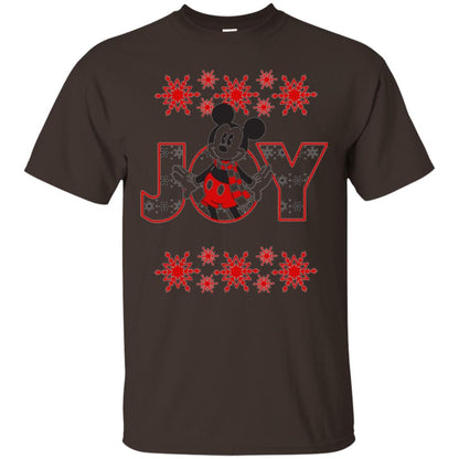 Christmas T-shirt Disney Mickey Mouse Joy Dark Chocolate