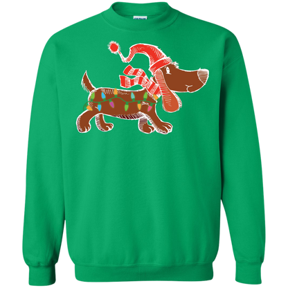Dog Lover T-Shirt Christmas Lights Labrador Retriever Dog Lover Irish Green