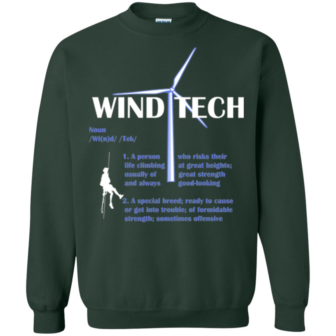 Wind Tech Definition T-shirt Forest Green