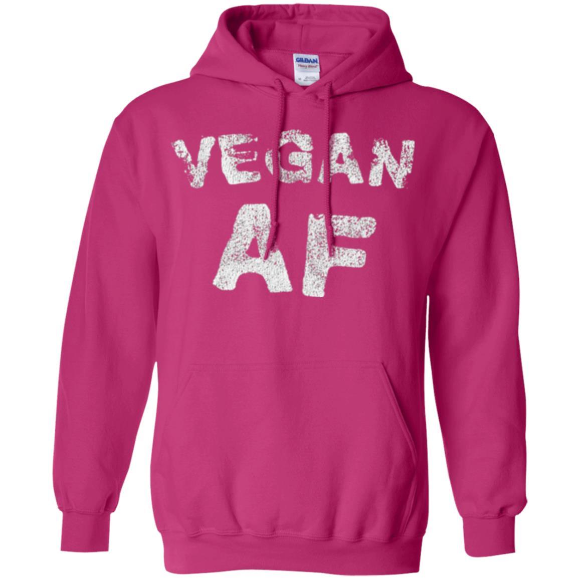 Vegetarian T-shirt Vintage Vegan Af T-shirt Heliconia