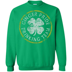 Funny Ginger Pride Drinking Team Irish T-shirt