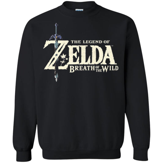 Game T-shirt Nintendo Zelda Breath Of The Wild Black