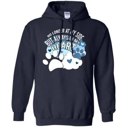 But Always In My Heart Dog In Heaven T-shirt Navy