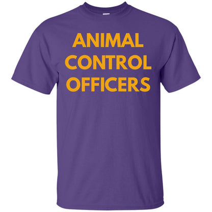 Animals Shelter T-shirt Animal Control Officers T-shirt Purple