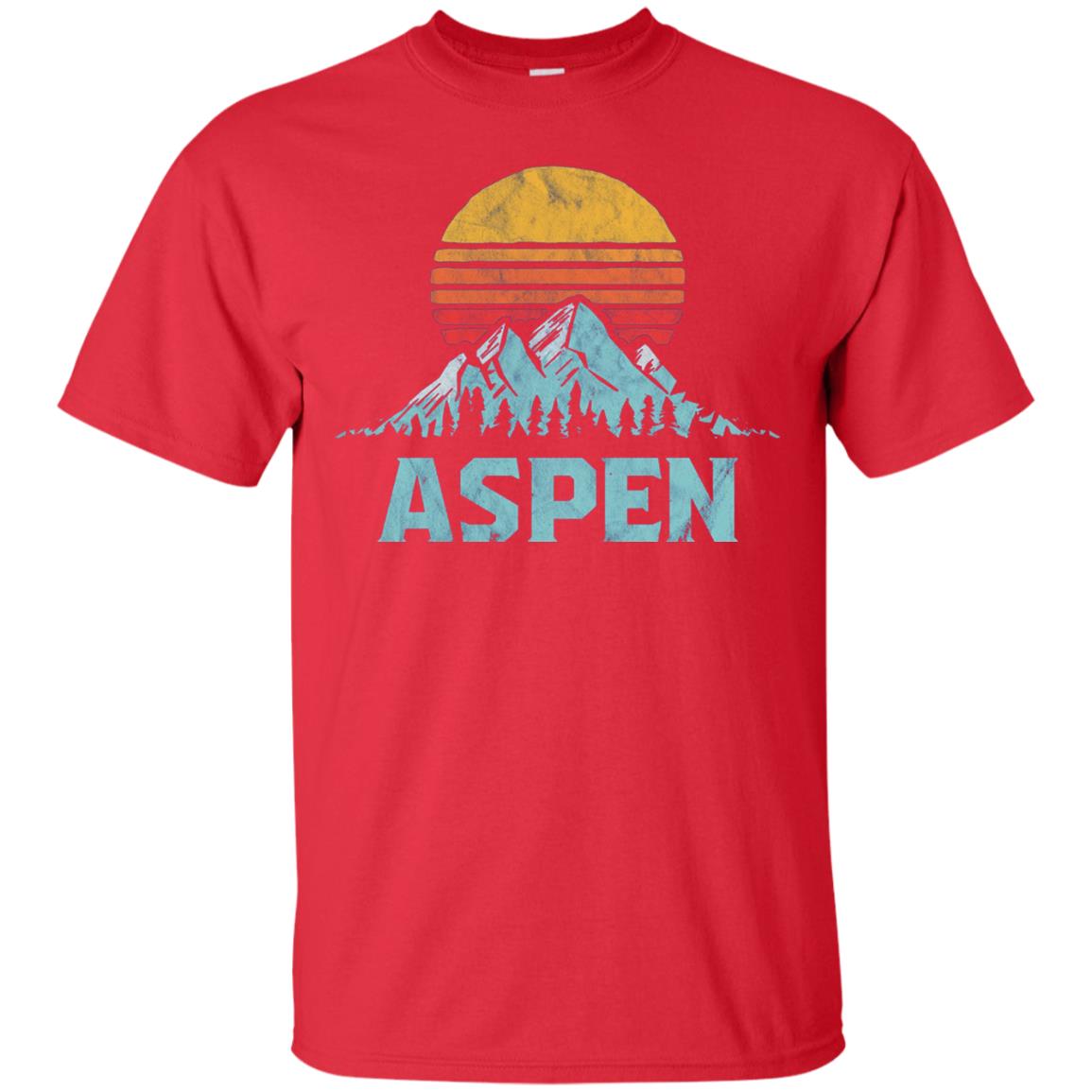 Aspen Mountain T-shirt Red