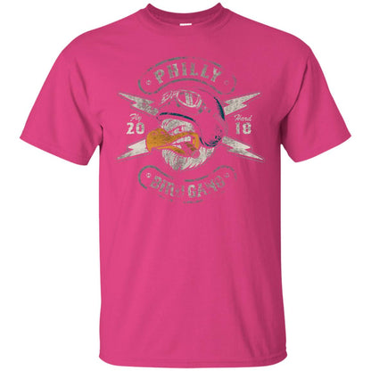 Bird Gang Eagles T-shirt Vintage Distressed Heliconia