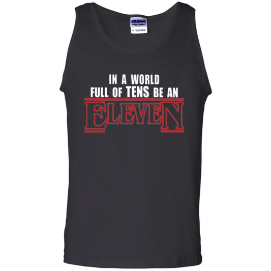 Friends T-shirt In A World Full Of Tens Be An Eleven Black