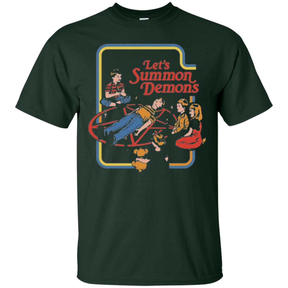 Let_s Summon Demons T-shirt Forest Green
