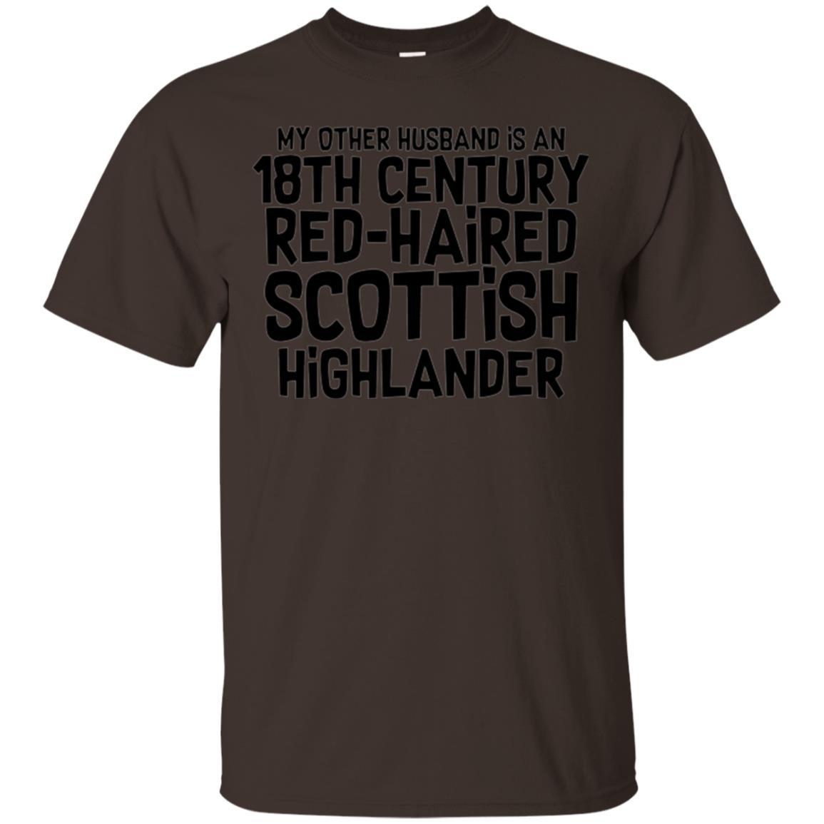 Wife T-shirt My Other Husband Is An 18th Century Red-haired Dark Chocolate