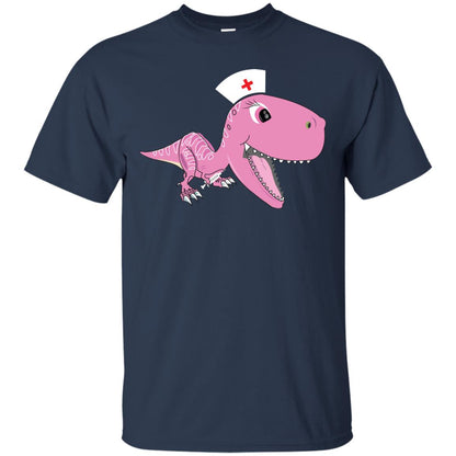 Dinosau-nurse Dinosaurus Nursing Shirt Navy