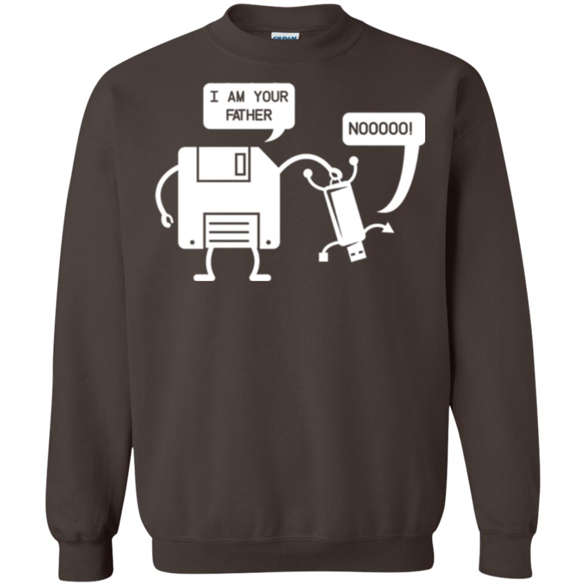 Usb Floppy Disk T-shirt I Am Your Father Dark Chocolate
