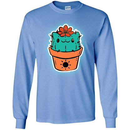 Cat Lovers T-shirt Catcus Carolina Blue