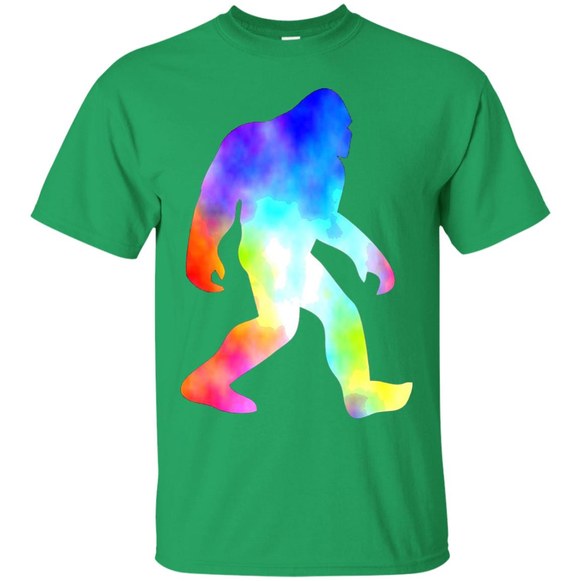 Bigfoot Sasquatch Neon T-shirt Irish Green